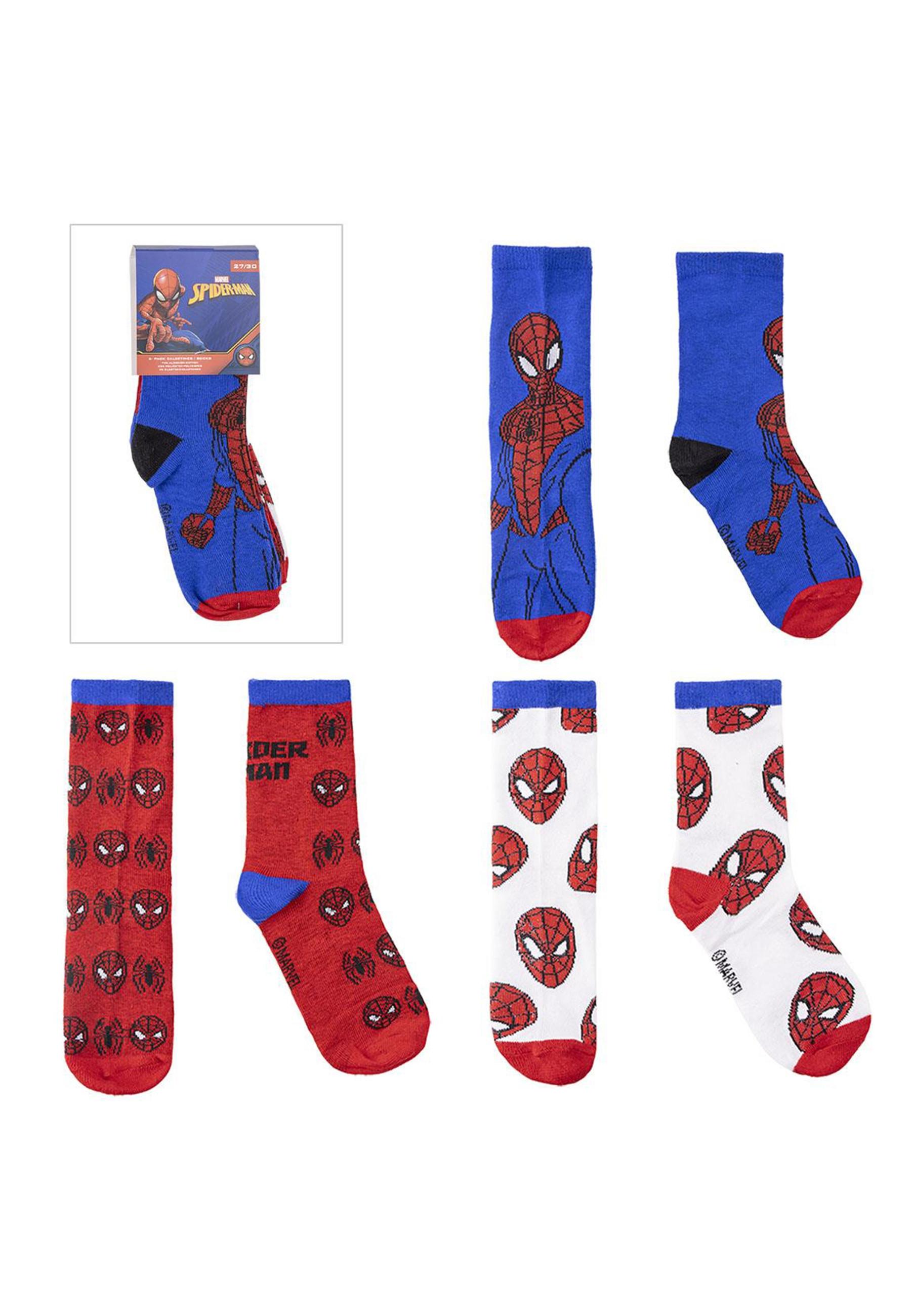 Disney  Socken Pack 3 Stück Spiderman 