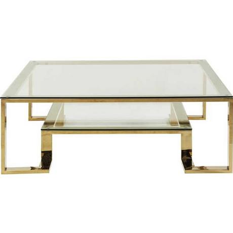 KARE Design Couchtisch Gold Rush 120x120cm  