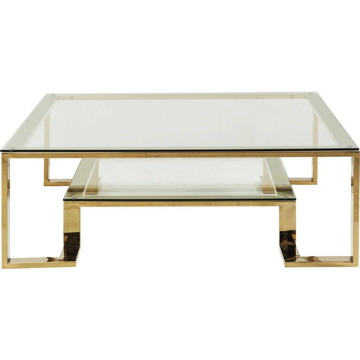 KARE Design Couchtisch Gold Rush 120x120cm  