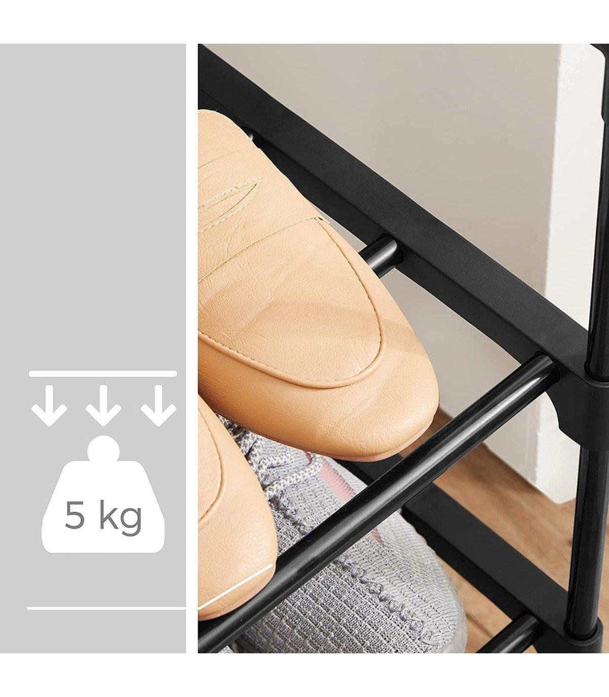 Calicosy Scarpiera a 3 livelli di grande capacità: può contenere fino a 15 paia  