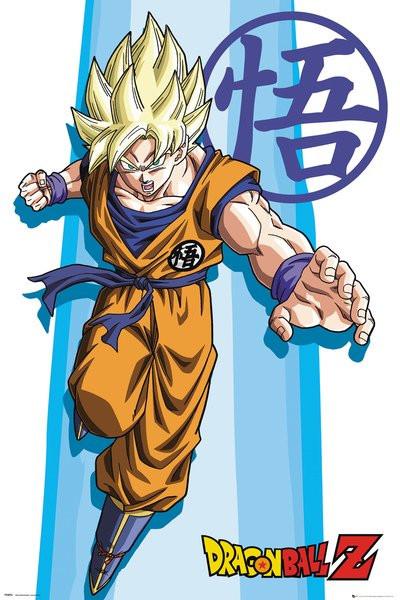 GB Eye Poster - Gerollt und mit Folie versehen - Dragon Ball - SS Goku  