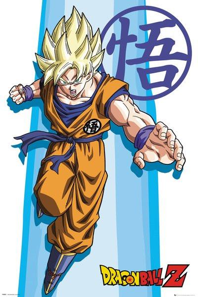 GB Eye Poster - Roulé et filmé - Dragon Ball - SS Goku  