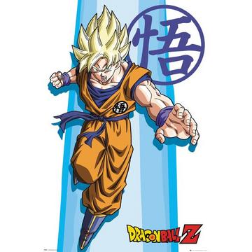 Poster - Roul� et film� - Dragon Ball - SS Goku
