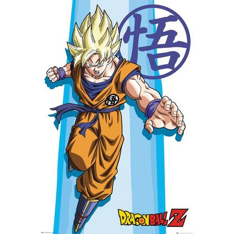 GB Eye Poster - Roulé et filmé - Dragon Ball - SS Goku  