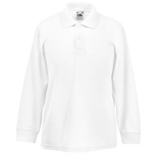 Fruit of the Loom  Polo Shirt, Langarm 