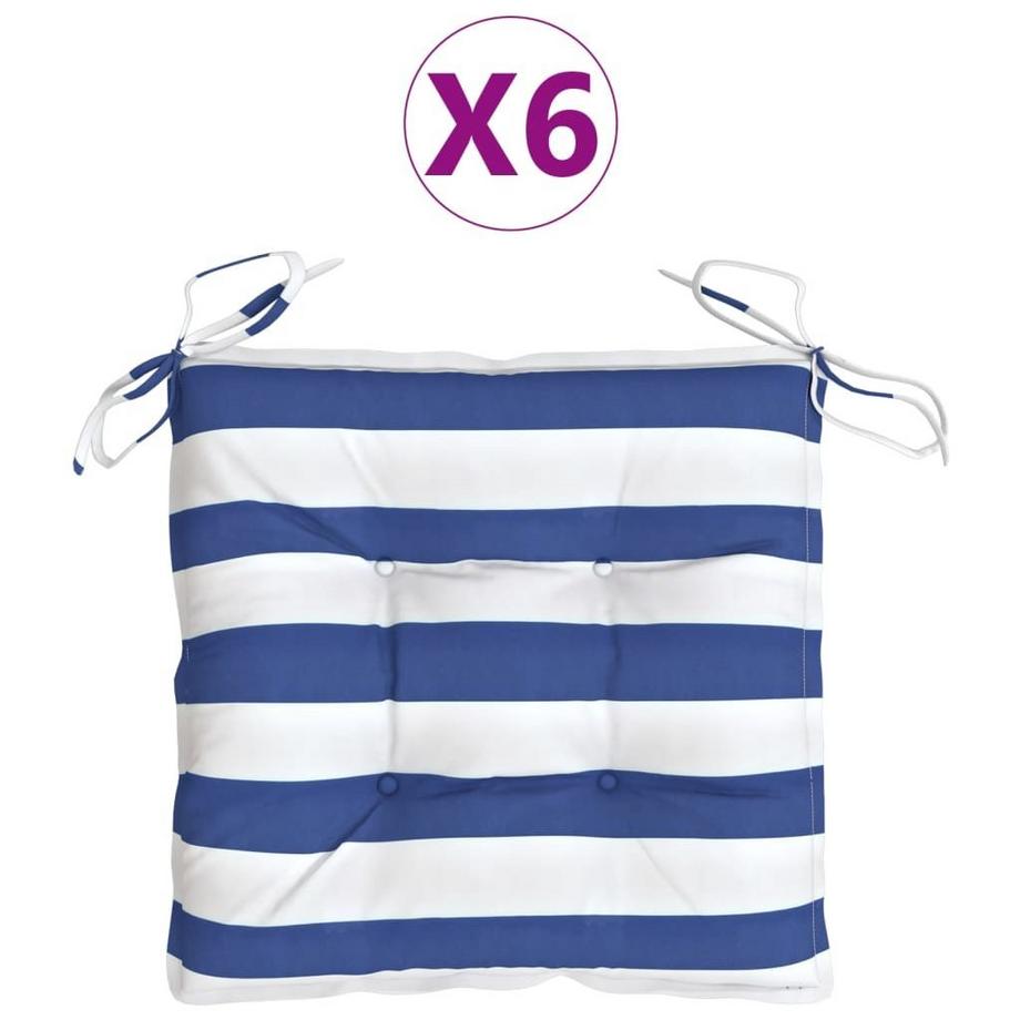 VidaXL cuscino per sedie Tessuto  