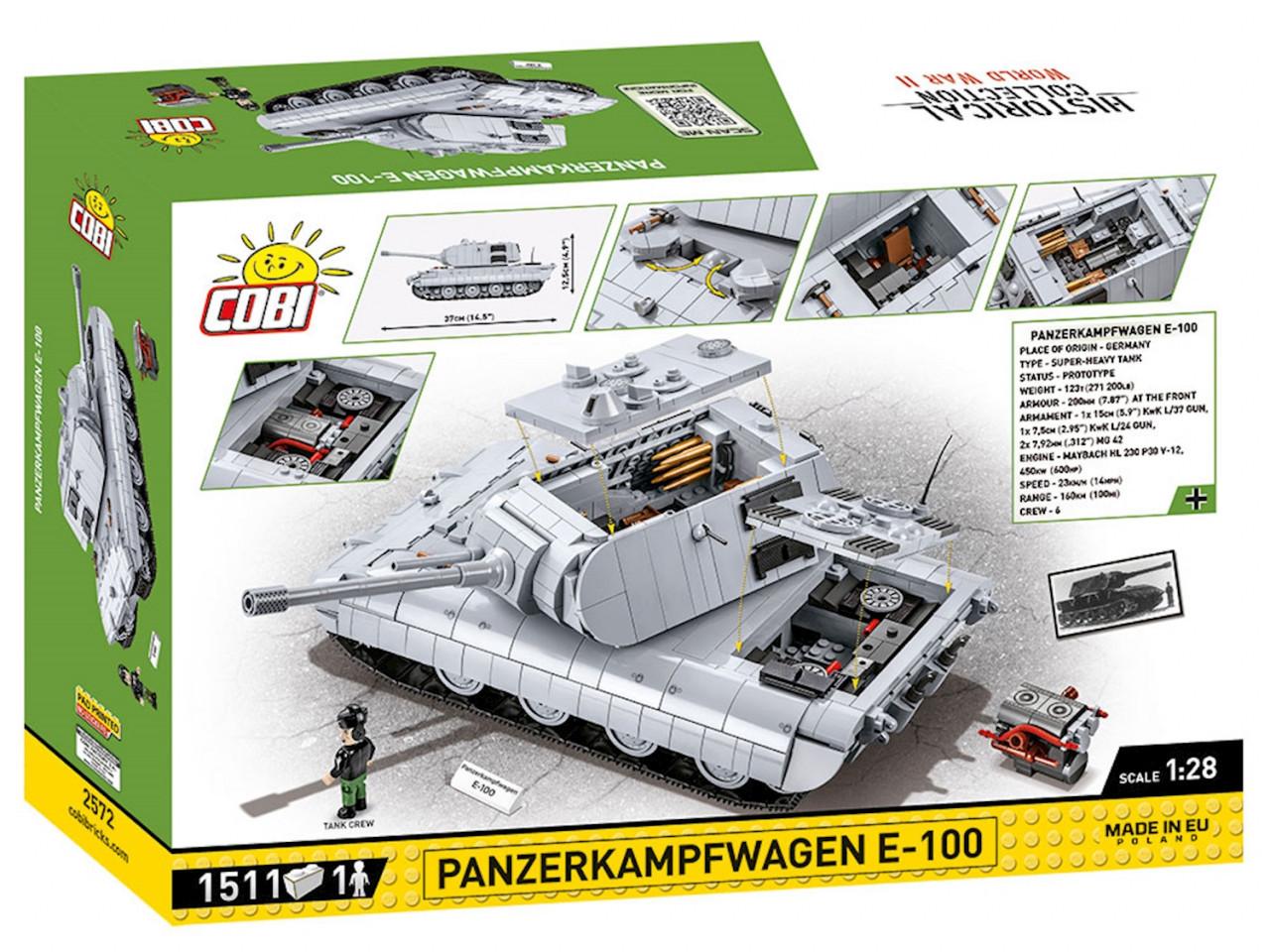 Cobi  Historical Collection Panzerkampfwagen E-100 Tiger-Maus (2572) 