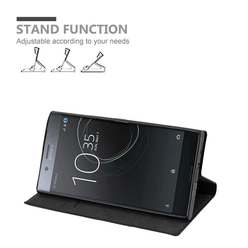 Cadorabo  Housse compatible avec Sony Xperia XZ1 COMPACT - Coque de protection avec fermeture magnétique, fonction de support et compartiment pour carte 