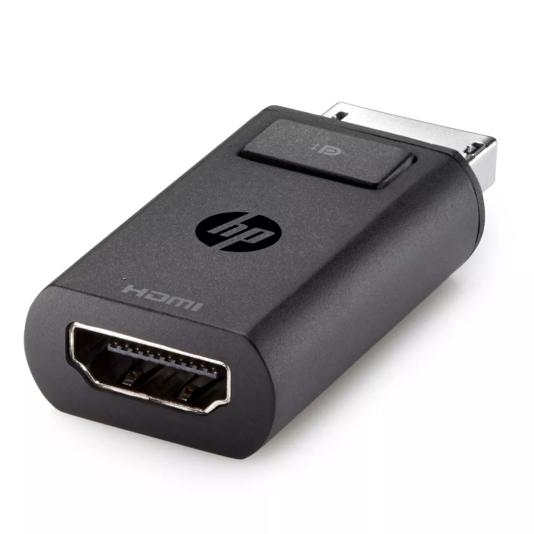 - HP Adapter, DisplayPort auf HDMI 1.4, Schwarz