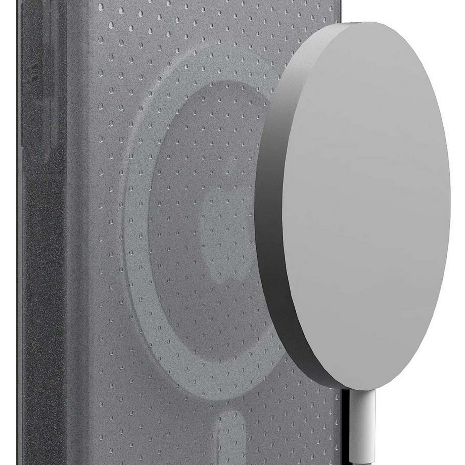 UAG  Coque pour iPhone 17 Modèle Dot MagSafe Ash Ultra Résistant 