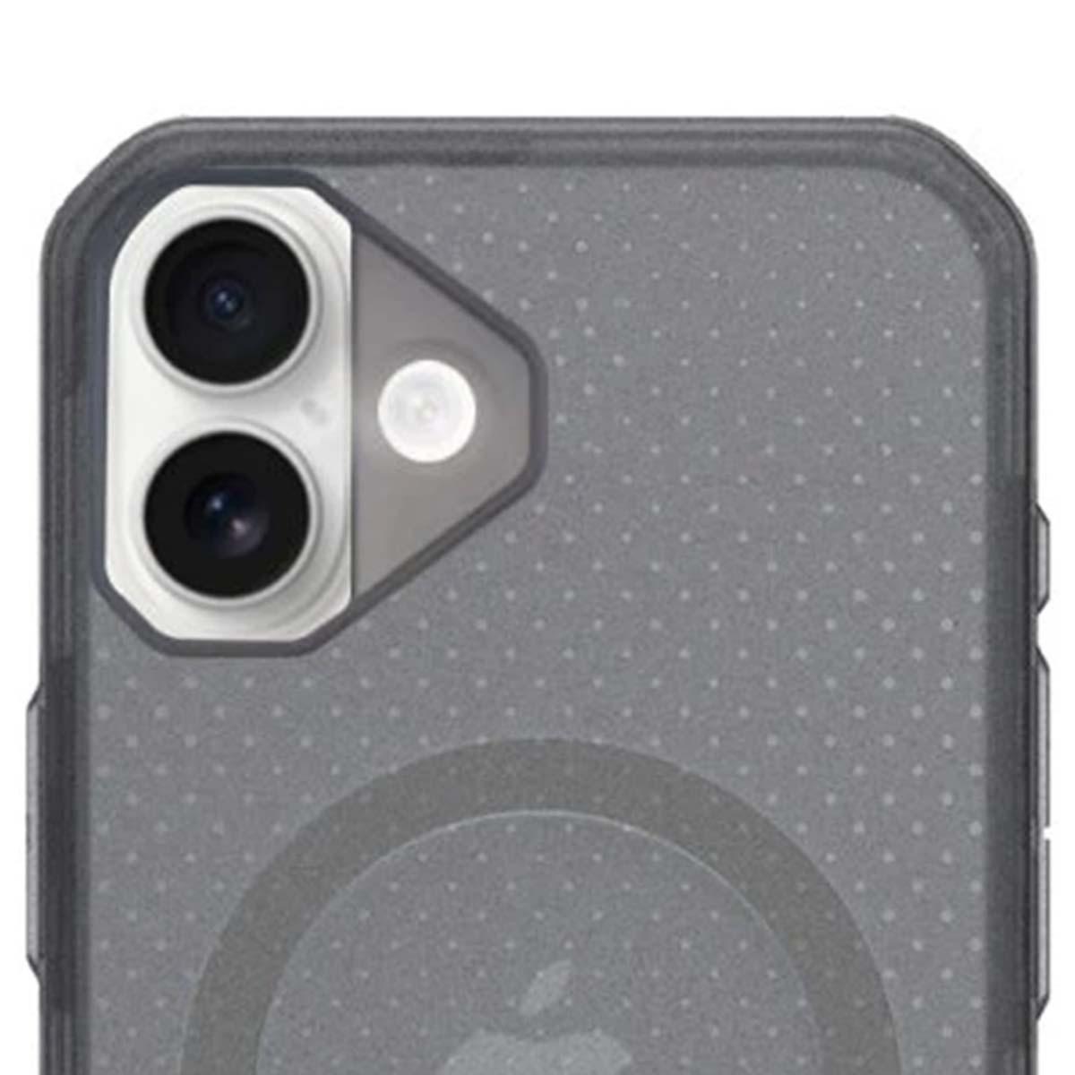 UAG  Coque pour iPhone 17 Modèle Dot MagSafe Ash Ultra Résistant 