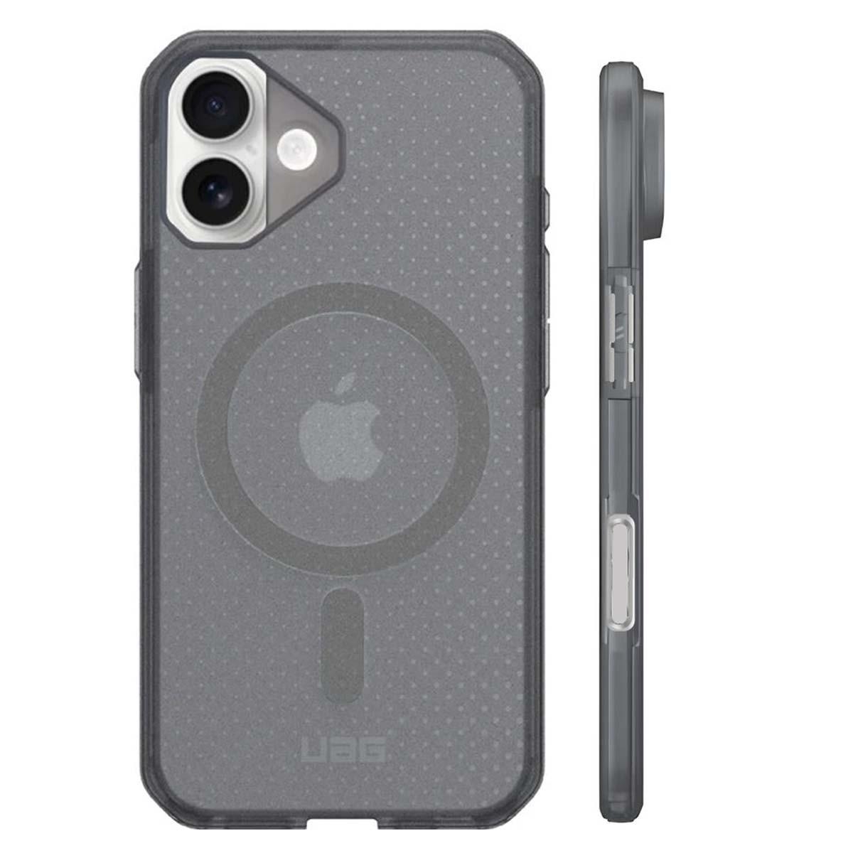 UAG  Coque pour iPhone 17 Modèle Dot MagSafe Ash Ultra Résistant 
