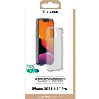 BigBen Connected  Coque Silisoft souple  Connected Transparent pour iPhone 13 