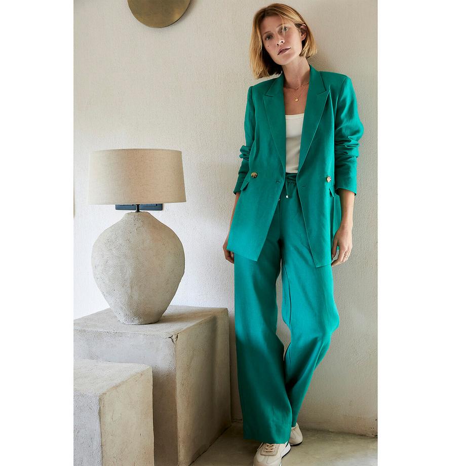 La Redoute Collections Pantalon Large en Lin  