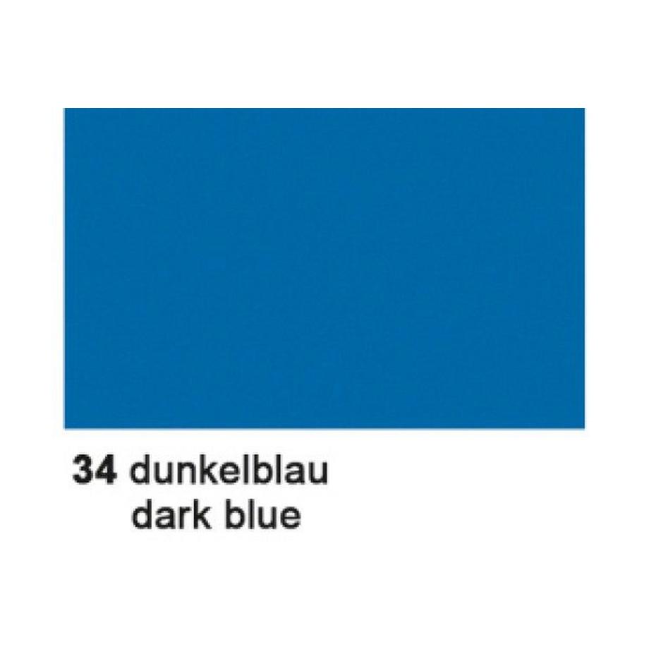 Ursus URSUS Transparentpapier 70x100cm 2631434 42g, dunkelblau  