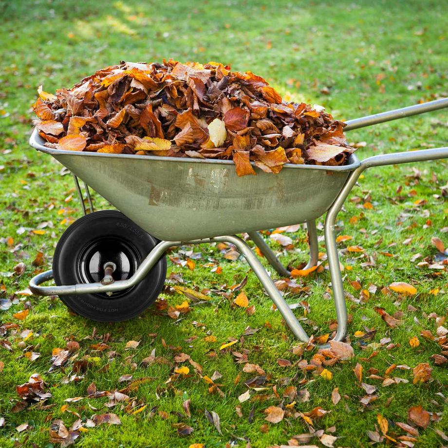 B2X  Schubkarrenrad aus Vollgummi mit Achse 