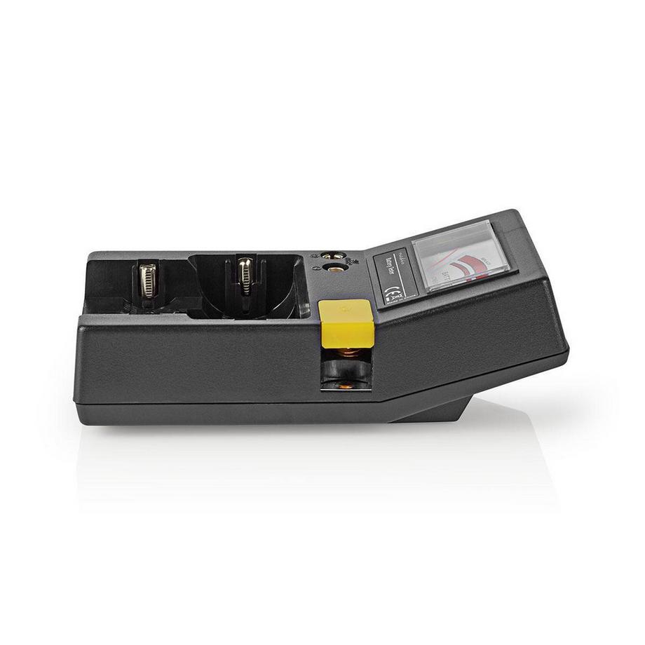 Nedis  Testeur de piles | 9V - AA - AAA - Pile bouton - C - D | Svart 