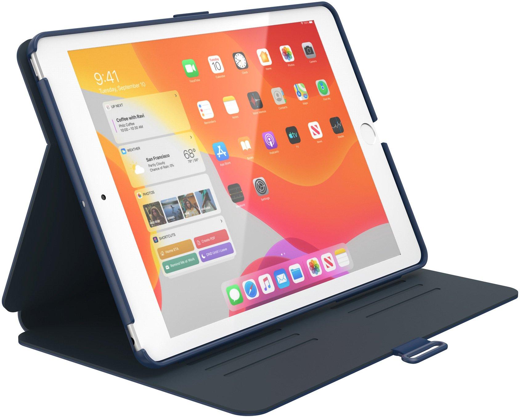 speck  Tablet Book Cover Balance Folio iPad 10.2" (2019) - blu scuro 