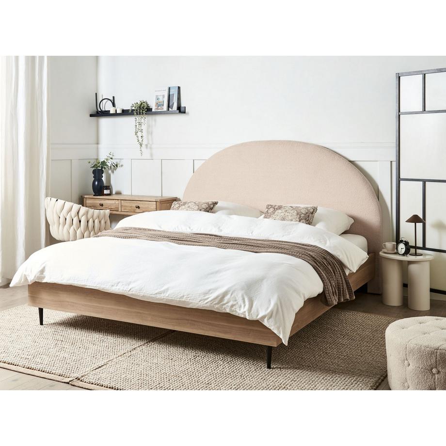 Beliani Letto en Bouclé Classico MILLAY  