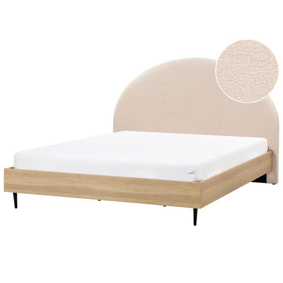 Beliani Letto en Bouclé Classico MILLAY  