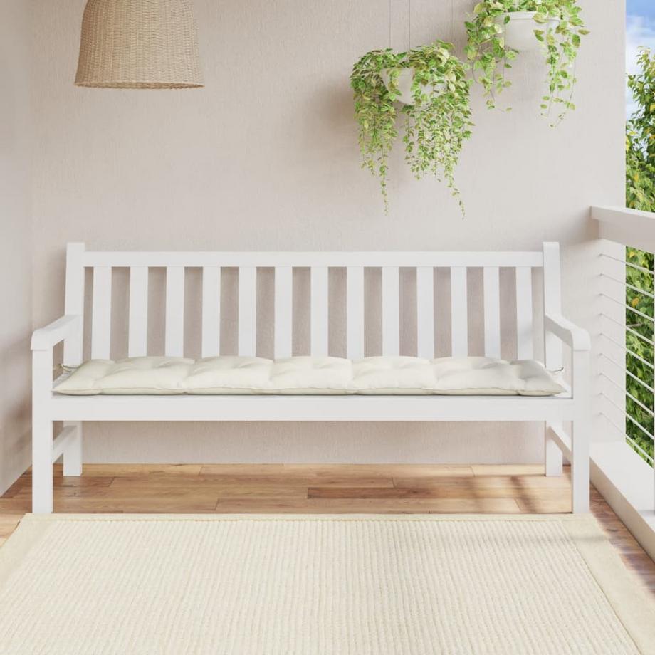 VidaXL Coussin de banc de jardin tissu  