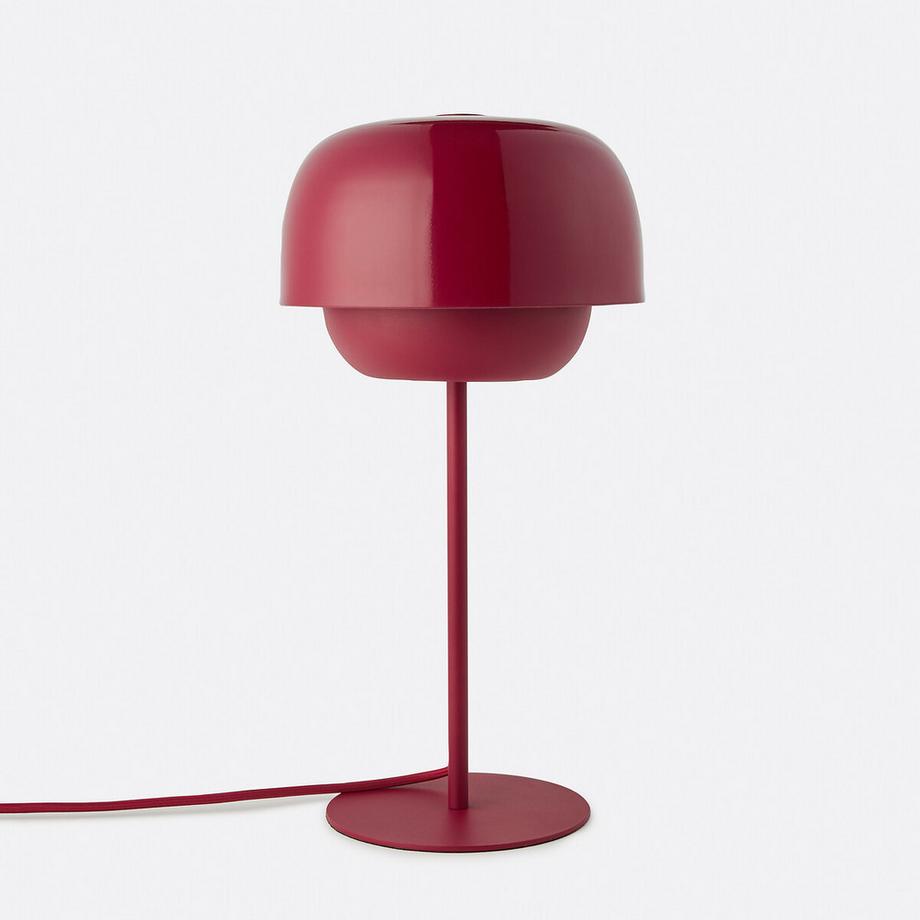 Lampe en métal fer coloré