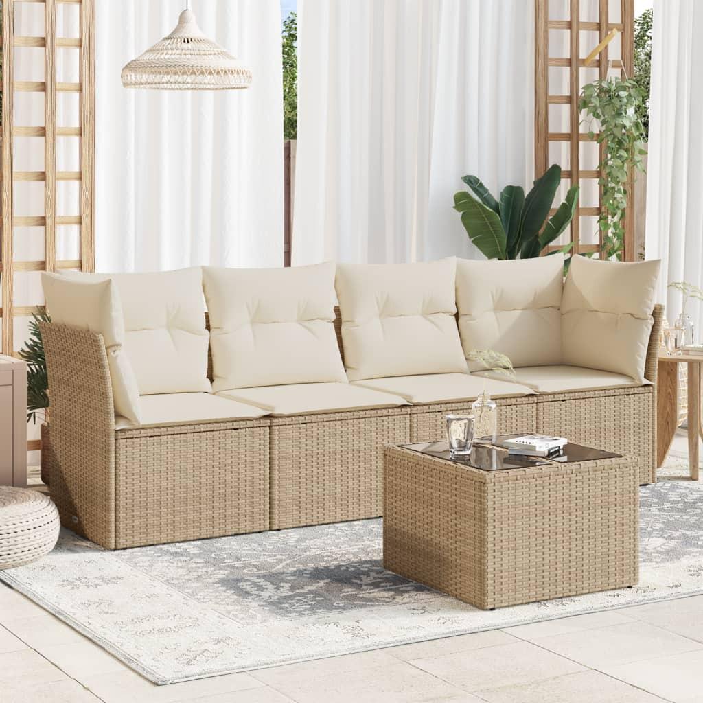 VidaXL Garten sofagarnitur poly-rattan  