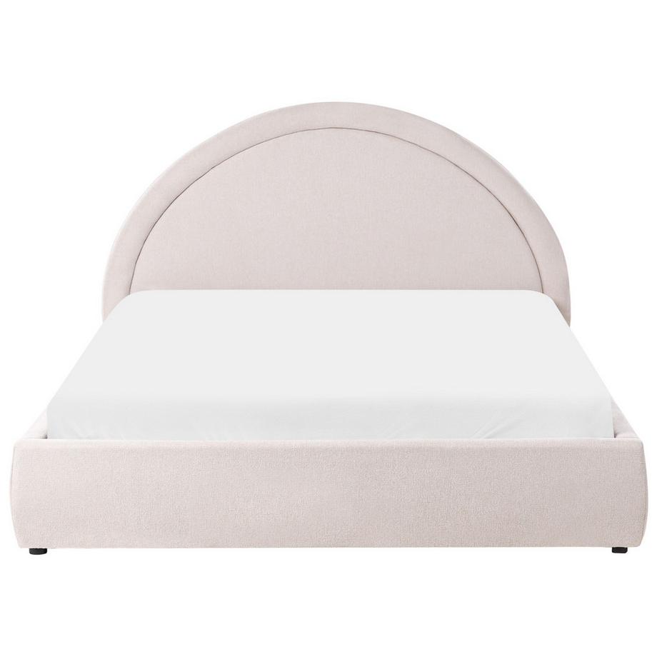 Beliani Letto contenitore en Tessuto Moderno MOUZON  