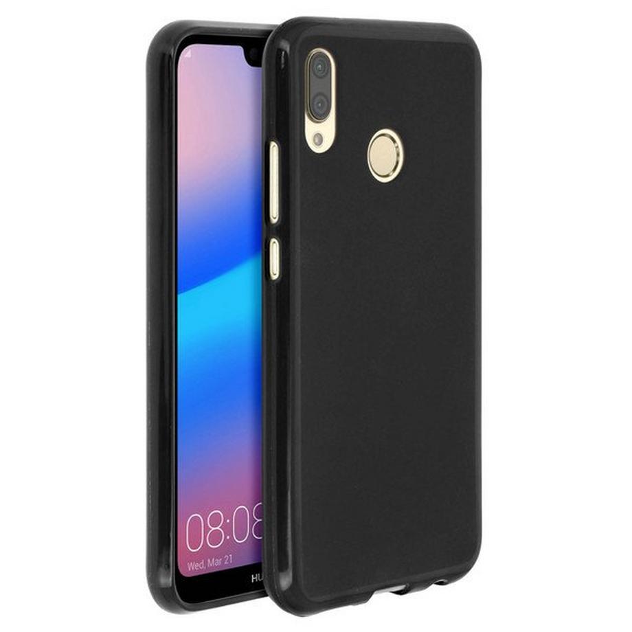 Avizar  Coque silicone gel Noir Huawei P20 Lite 