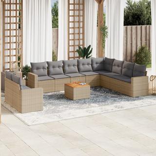 VidaXL Garten sofagarnitur poly-rattan  