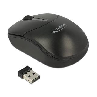 DeLock  12494 Maus Beidhändig RF Wireless Optisch 1000 DPI 