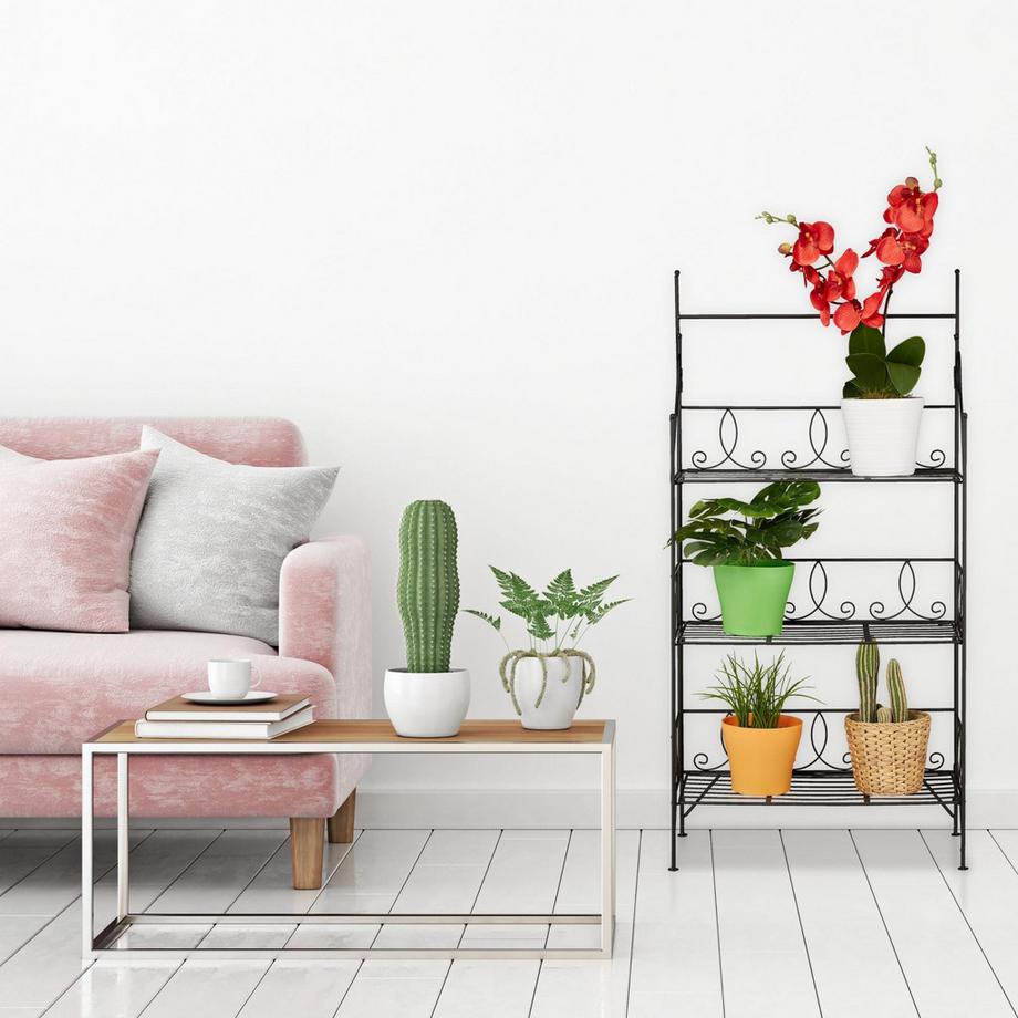 Northix Klappbarer Blumenständer aus Metall  