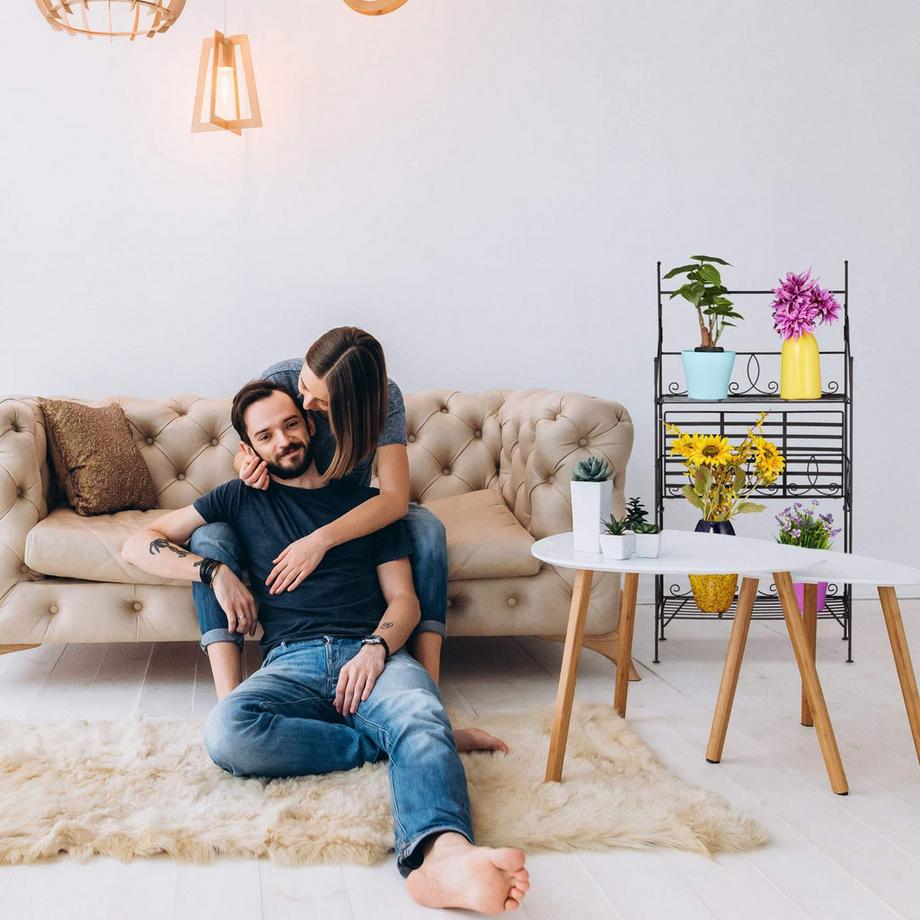 Northix Klappbarer Blumenständer aus Metall  