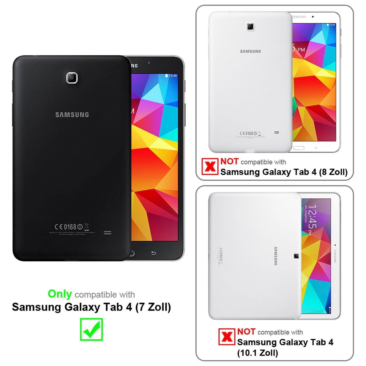 Cadorabo  Films de protection d'écran compatibles avec Samsung Galaxy Tab 4 (7 Zoll) dans HIGH CLEAR - 2 films de protection antireflets mats et antiréfléchissants 