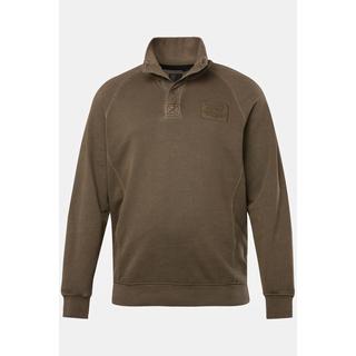 JP1880  Felpa polo con zip, fino alla tg. 8XL 