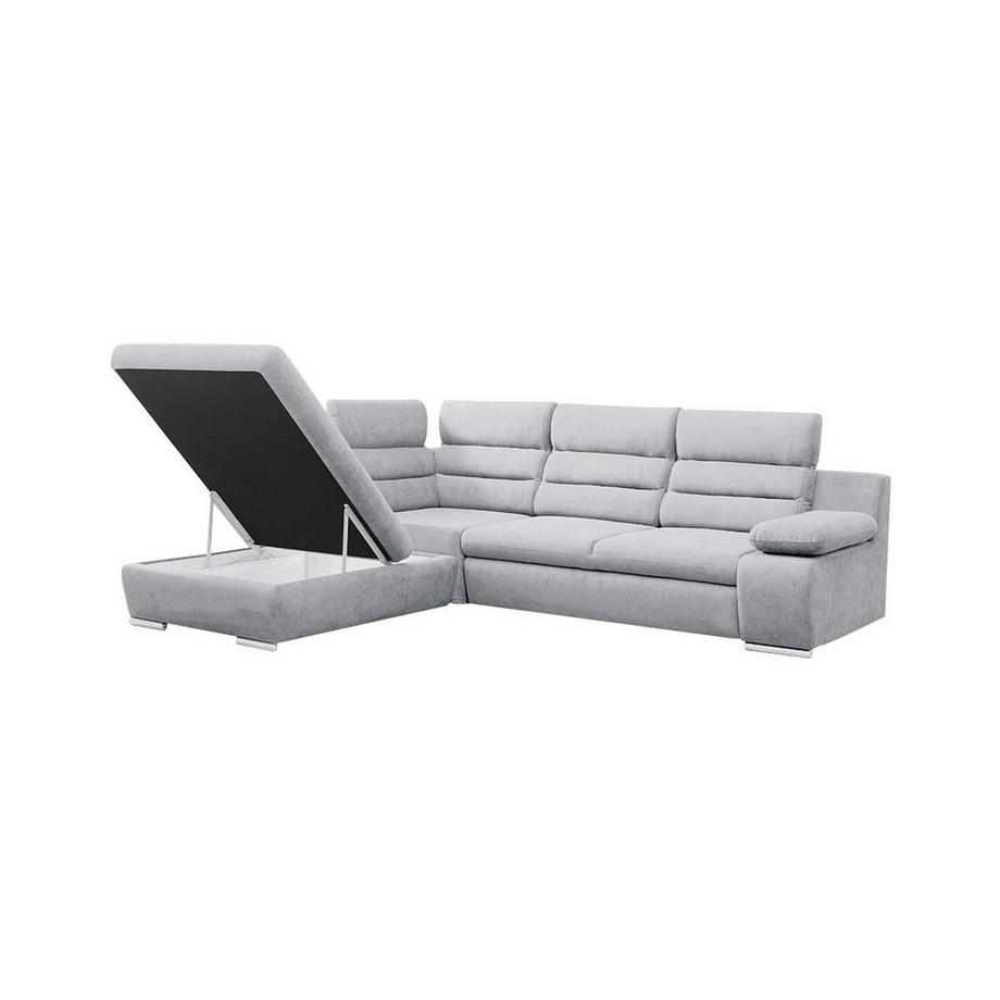 Vente-unique Ecksofa mit Schlaffunktion PYLOS Ecke Links  