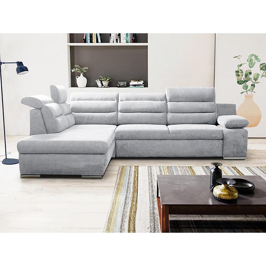 Vente-unique Ecksofa mit Schlaffunktion PYLOS Ecke Links  