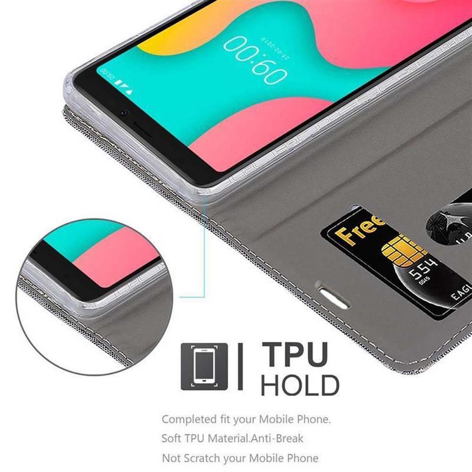 Cadorabo  Housse compatible avec WIKO Y60 - Coque de protection avec fermeture magnétique, fonction de support et compartiment pour carte 