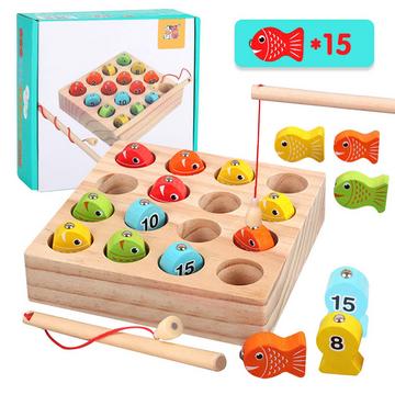 Jeu de pêche magnétique, jeu de pêche au poisson, jouet d'activité motrice