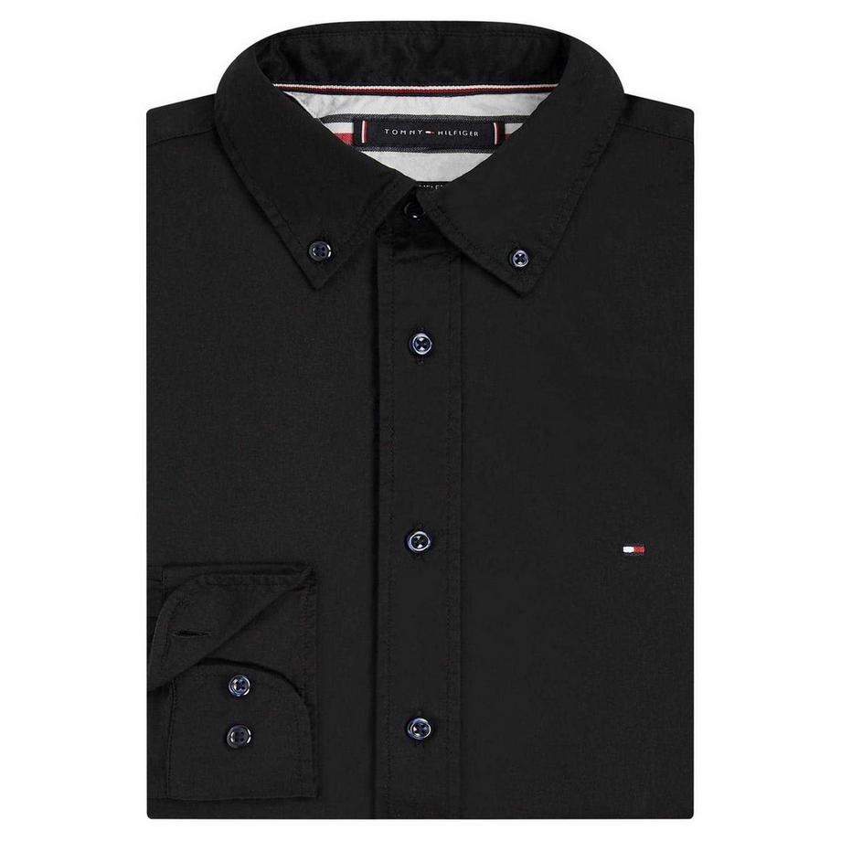 TOMMY HILFIGER  Core Flex Hemd, Popelin, Langärmlig 