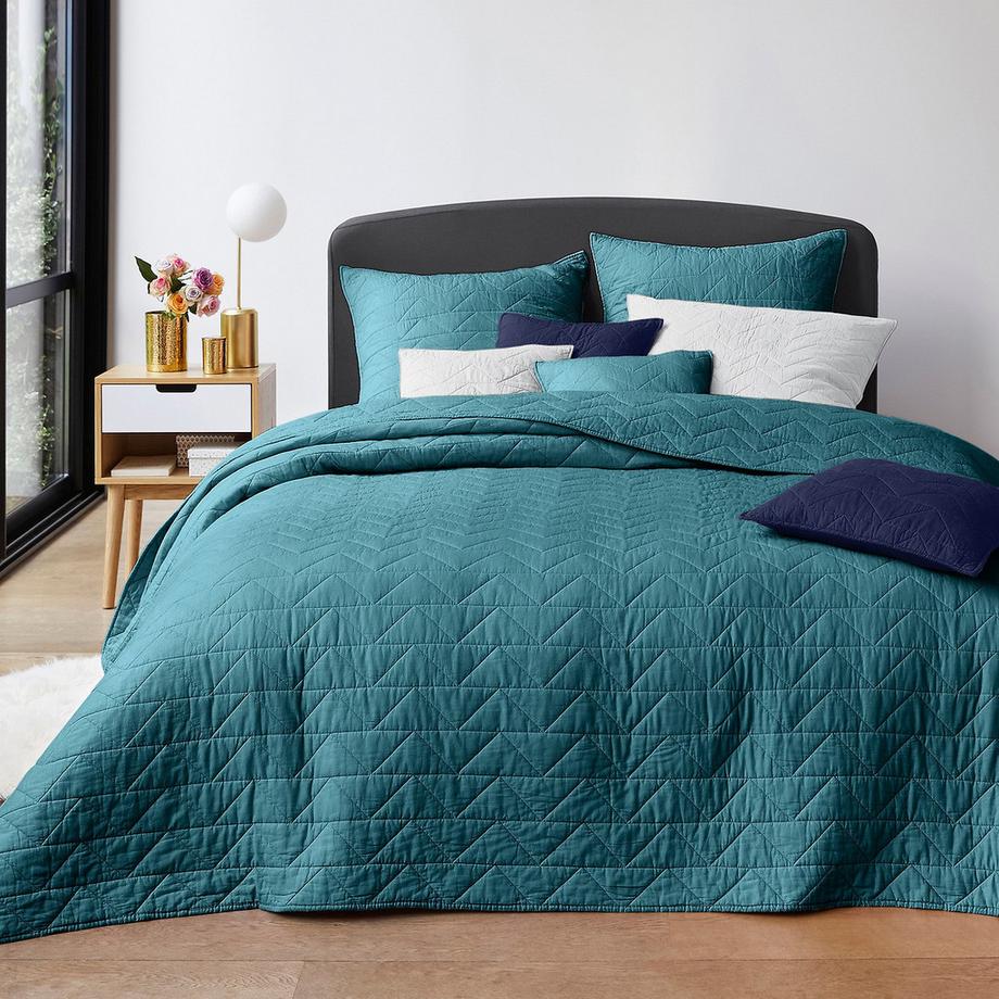 La Redoute Intérieurs Zig Zag Scenario Couvre-lit Matelassé  