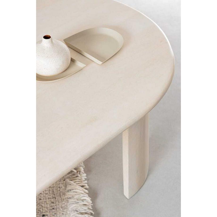 mutoni Table d&#039;appoint Orlando ovale nature 130x80  