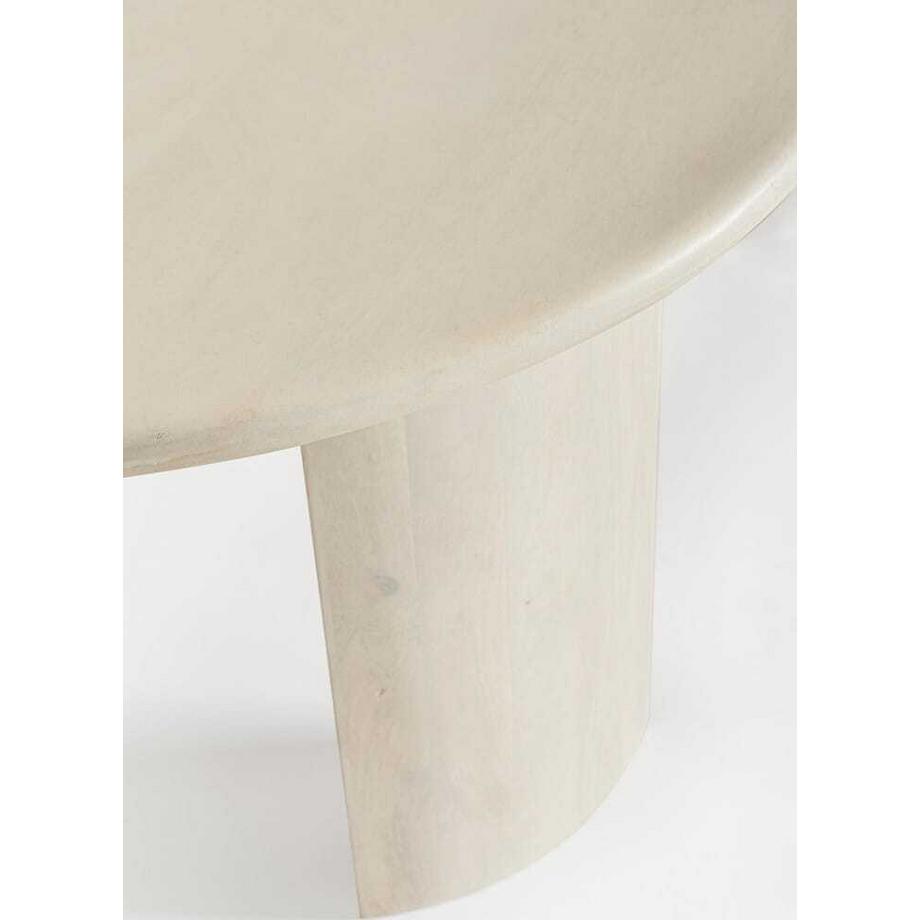 mutoni Table d&#039;appoint Orlando ovale nature 130x80  