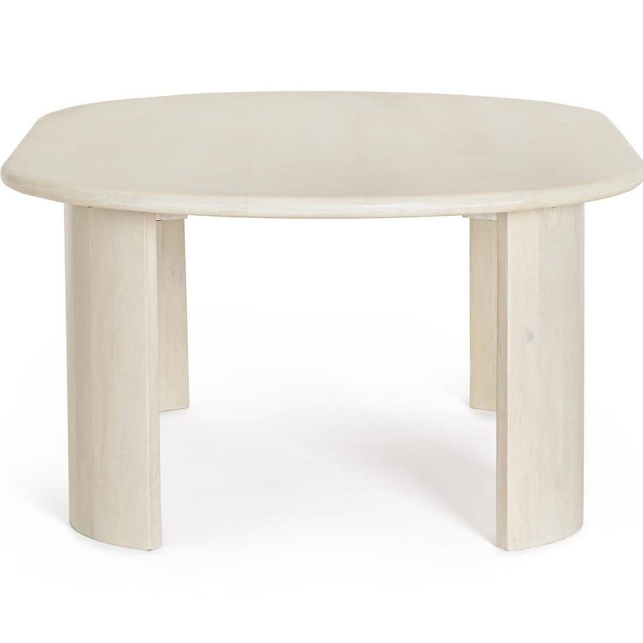 mutoni Table d'appoint Orlando ovale nature 130x80  