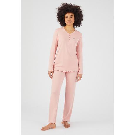 Damart  Pyjama aus weichem und elastischem Interlock-Rippstrick 