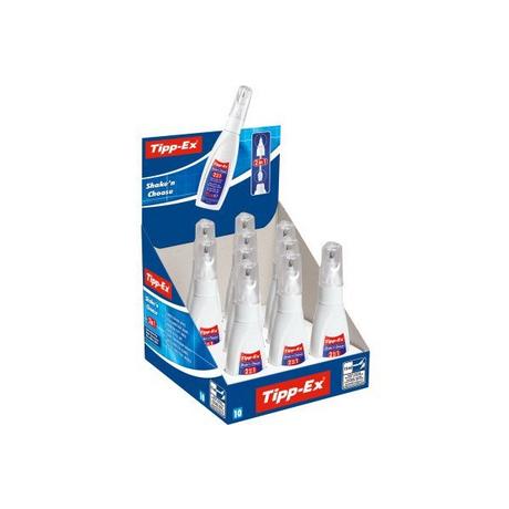 Tipp-Ex TIPP-EX Shake'n Choose 15ml 9017311 weiss, 10 Stück  