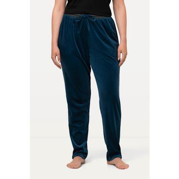 Pantalon de jogging en velours, couture brillante, poches