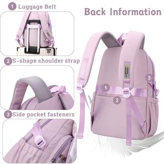 Only-bags.store Schulrucksack Schultaschen für Teenager Wasserdichter Rucksack Leichte Schulranzen für Schulgeschenke, ästhetische Schultasche mit mehreren Taschen  