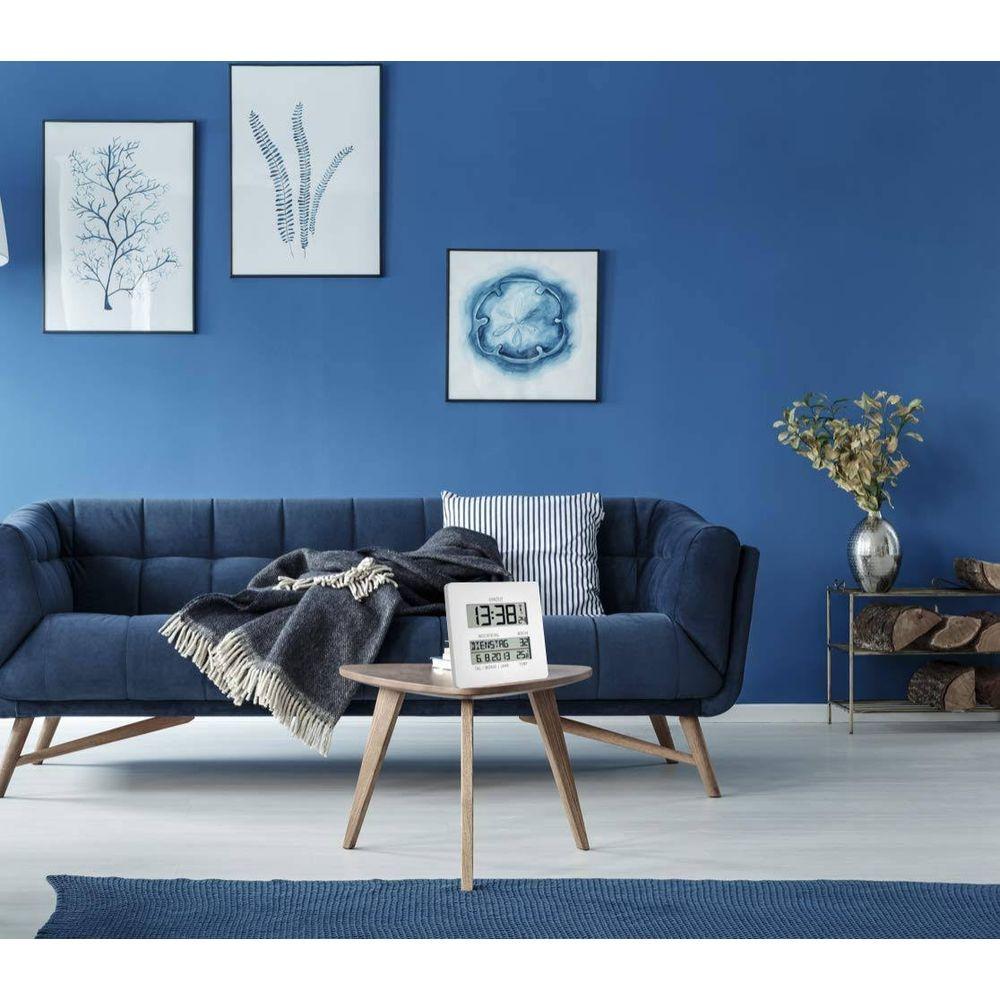 TFA Dostmann Radiocontrollato Orologio da parete 27 mm x 195 mm x 195 mm Bianco  