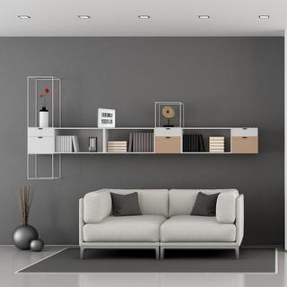 TFA Dostmann Radiocontrollato Orologio da parete 27 mm x 195 mm x 195 mm Bianco  